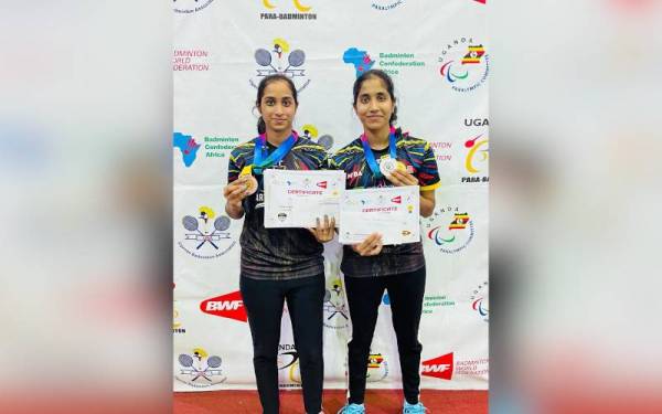 Kasturi dan Venosha melakar kejayaan muncul juara Uganda International Challenge 2022 pada Ahad.