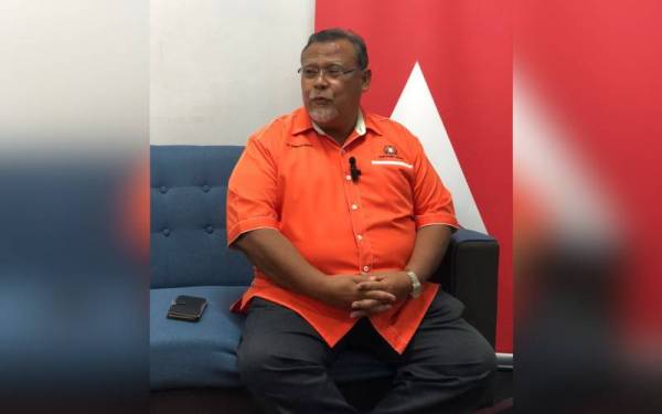 Aminolhuda ketika bercakap pada program Sinar Live Eksklusif sempena PRN Johor.