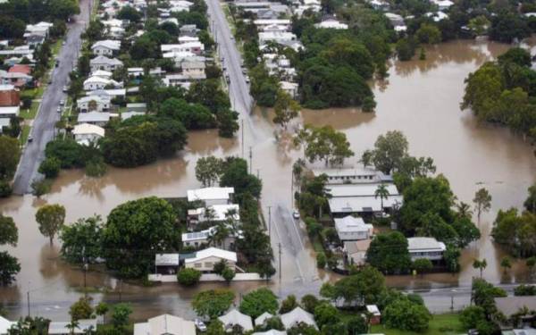 Keadaan banjir di Queensland. - Foto Reuters