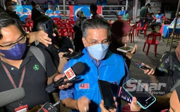 Syed Ibrahim ditemui pemberita selepas Program Jelajah bersama Presiden PKR, Datuk Seri Anwar Ibrahim di Gambir pada Rabu.