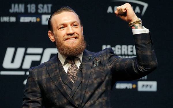 McGregor atlet yang menerima bayaran tertinggi pada 2021. - Foto AP