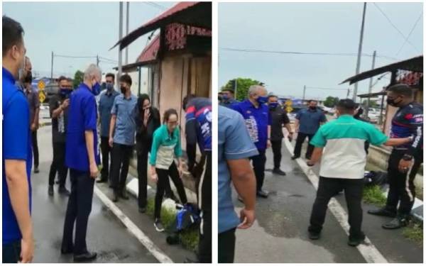 Ismail Sabri bertanyakan keadaan anggota polis pengiring yang terbabit kemalangan di Benut, Pontian.