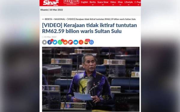 Laporan Sinar Harian 