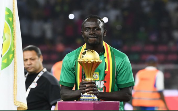 Mane ketika membantu Senegal menjulang kejuaraan Piala Negara-Negara Afrika pada Januari lalu.