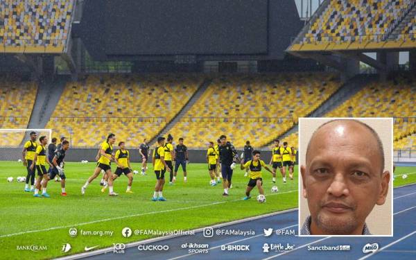 Status tuan rumah beraksi di laman sendiri bukan lagi satu kelebihan buat Harimau Malaya dalam mengharungi Pusingan Ketiga Kelayakan Piala Asia 2023 yang dijadualkan Jun depan. FOTO: FB FAM, gambar kecil: Pekan