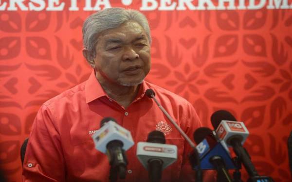 Ahmad Zahid. - Foto Bernama