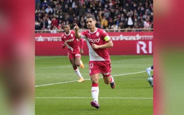 Ben Yedder mencetak dua gol buat AS Monaco ketika berdepan PSG di Stade Louis II pada Ahad.