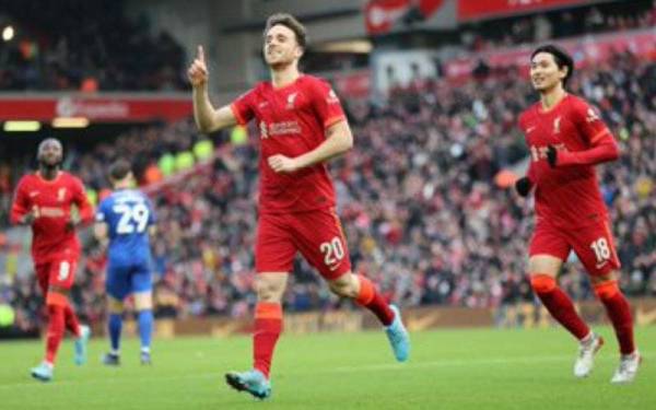 Jota pencetak gol tunggal Liverpool ketika berkunjung ke City Ground berdepan Nottingham Forest dalam aksi kelompok lapan terbaik Piala FA.