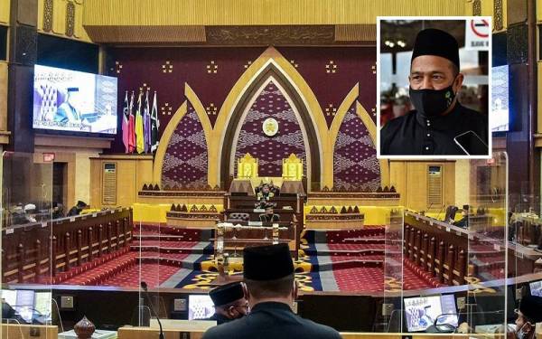 Istiadat Pembukaan Penggal Kelima DUN Terengganu Ke-14 di Wisma Darul Iman pada Isnin. - Foto Bernama