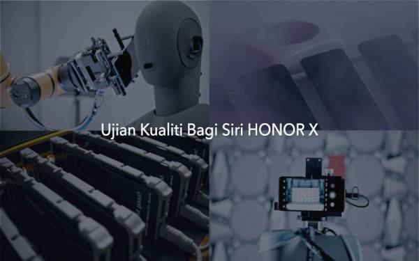 Ujian kualiti bagi siri Honor X