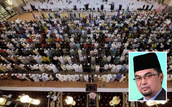 JAIS membenarkan solat berjemaah di masjid dan surau di seluruh negeri ini dirapatkan saf seperti biasa mulai 1 April ini.(Gambar hiasan). Gambar kecil: Mohd Shahzihan