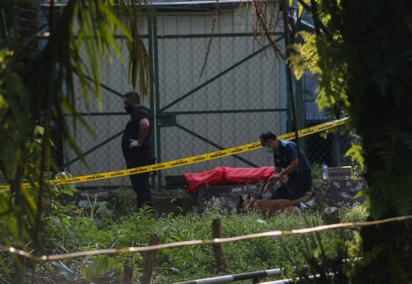 Unit K9 turut kelihatan di lokasi belukar berhampiran tangki air di taman berkenaan sejak jam 4.30 petang.
