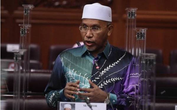 Idris ketika menghadiri Persidangan Dewan Negara di Bangunan Parlimen pada Khamis. - Foto Bernama