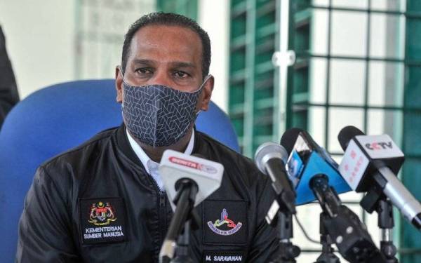 Menteri Sumber Manusia, Datuk Seri M Saravanan