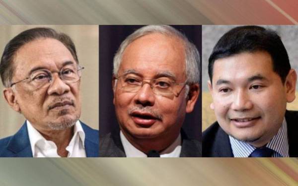 Najib menyahut cabaran Rafizi sambil menetapkan syarat debat itu perlu disertai Anwar.