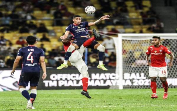 Imbas kembali aksi Piala Malaysia KL City menentang JDT pada tahun lalu. - Foto Facebook Kuala Lumpur City