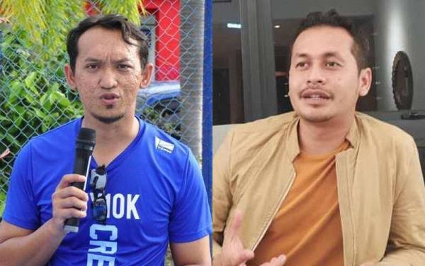 Dari kiri: Nor Azam dan Aizuddin