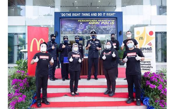 McDonald’s Malaysia mendedikasikan bulan Mac bagi menghargai jasa pasukan polis yang telah menjalankan tugas dengan penuh dedikasi tanpa mengira waktu dan ketika.