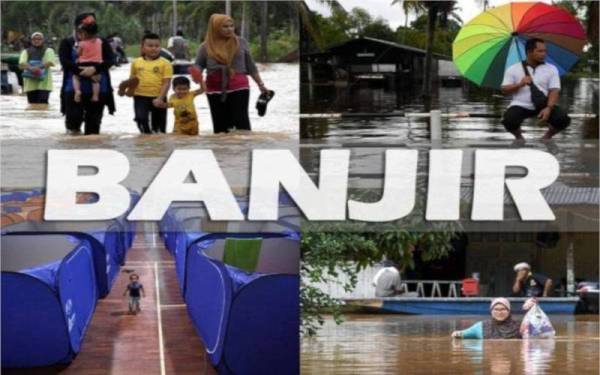 Hujan lebat sejak beberapa hari lalu di Sabah mengakibatkan kejadian banjir dan tanah runtuh di beberapa kampung di daerah ini pagi Ahad.