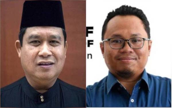 Gambar dari kiri: Mohamad Ali Mohamad, Dr Mohd Aleef Yusof