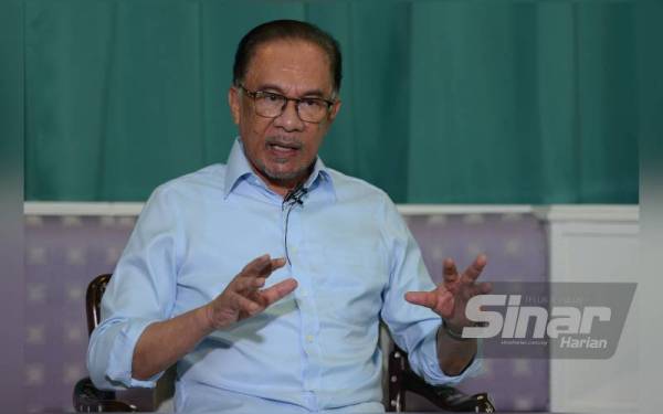 Anwar Ibrahim - Foto Sinar Harian MOHD HALIM ABDUL WAHID.