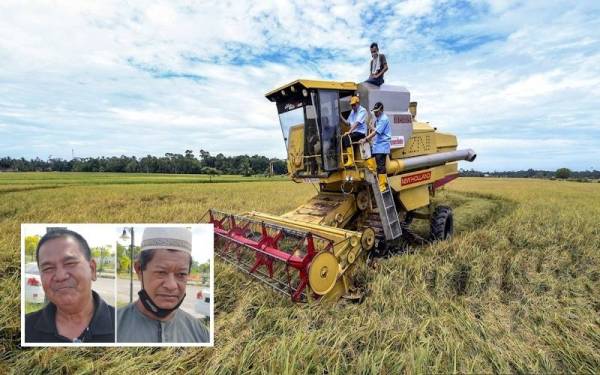 Tabung peruntukan diwujudkan MAFI sebagai bantuan khas kepada penanam-penanam padi yang menghadapi bencana luar jangka. (Gambar kecil dari kiri: Ilies, Anuar)