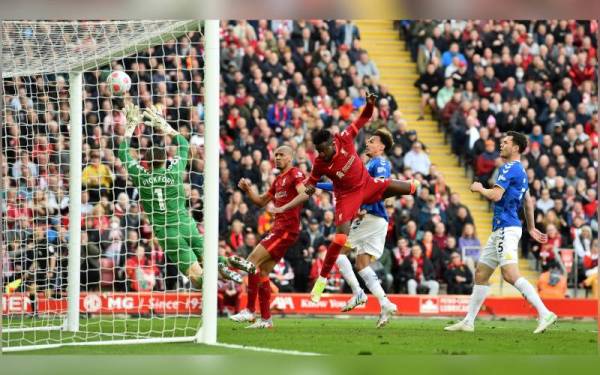 Origi menanduk masuk gol kedua Liverpool sekaligus membantu The Reds tewaskan Everton di Anfield awal pagi Isnin.