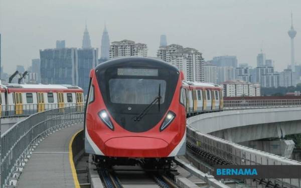 Projek MRT3 akan melibatkan lima pakej kerja iaitu perundingan pengurusan projek, tiga kerja sivil dan satu pakej kerja sistem. - Foto Bernama