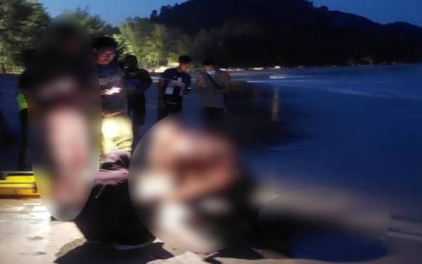 Mangsa yang ditemui diberikan bantuan awal sebelum disahkan meninggal dunia. - Foto ihsan Jabatan Bomba dan Penyelamat