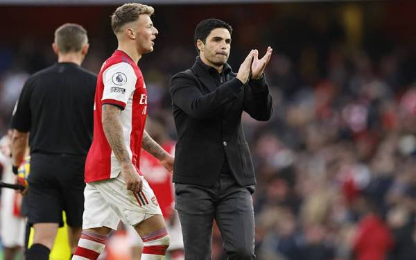 Arteta mahu memastikan Arsenal kembali mencabar pasukan teratas saingan domestik dan Eropah. - bFoto AFP