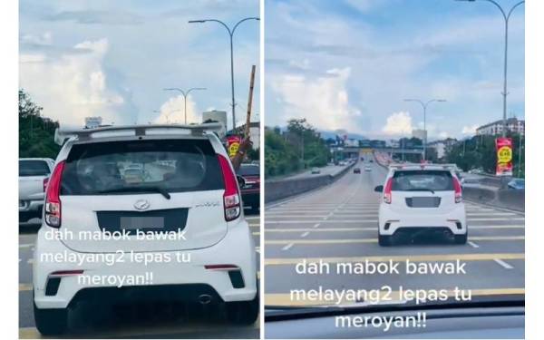 Tular video di media sosial Facebook memaparkan sebuah Perodua Myvi membuat provokasi dan halangan terhadap pemandu kenderaan lain pada Sabtu.