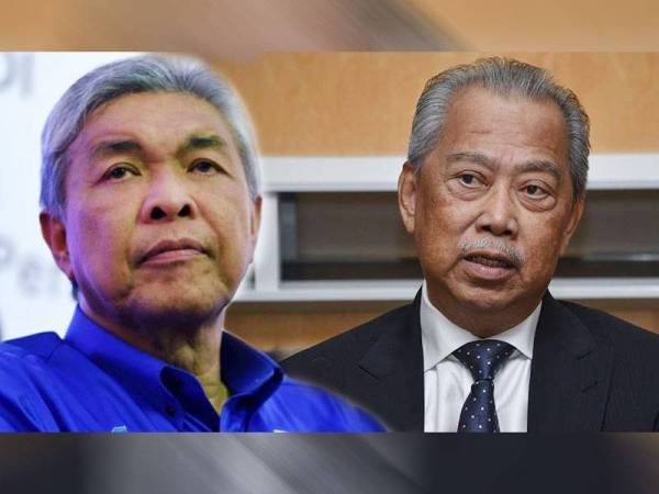 Gambar dari kiri: Ahmad Zahid, Muhyiddin