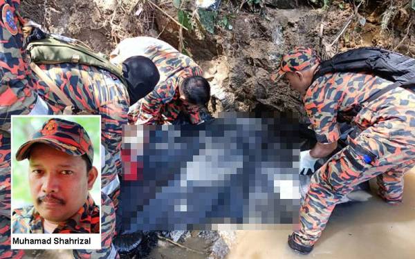 Kerja-kerja mengeluarkan mangsa telah dijalankan di lokasi kejadian.