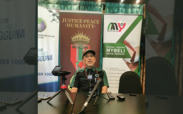 Nadzim Johan ketika sidang media pada Selasa.