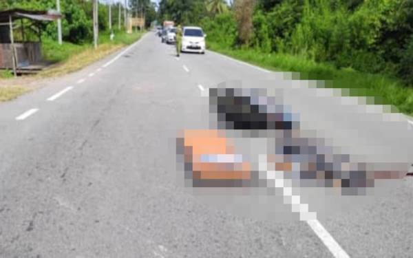 Mohd Zainuddin maut selepas dilanggar sebuah lori dalam nahas membabitkan tiga kenderaan di Kilometer 7 Jalan Bahau-Juasseh pada Sabtu. - Foto: PDRM