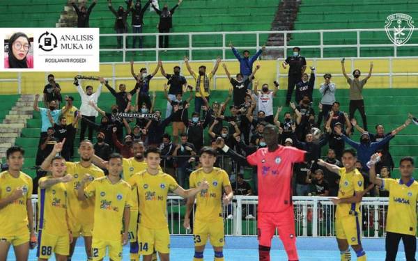 Penyokong Tok Gajah terus mengharapkan pasukan kesayangan mereka mampu memberi impak positif dalam saingan Liga Malaysia (Liga-M) musim ini. - Foto Sri Pahang FC