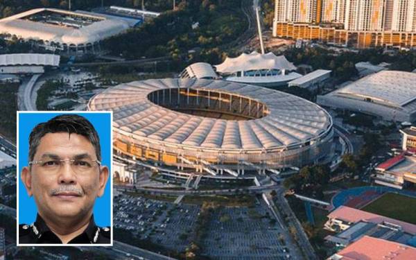 Stadium Nasional Bukit Jalil. Gambar kecil: Muhammad Idzam