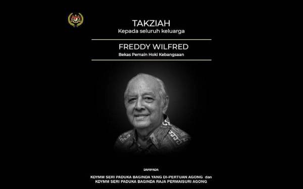 Freddy meninggal dunia di rumahnya di Petaling Jaya tengah hari semalam pada usia 93 tahun. - Foto Facebook Istana Negara