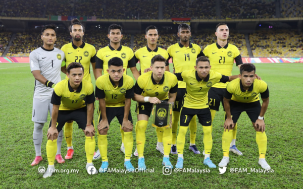 Kesebelasan kemungkinan skuad Harimau Malaya pada Sabtu. - Foto FB FAM