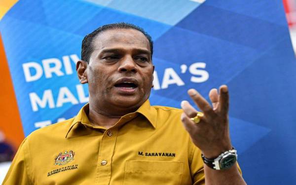 M. Saravanan. Foto Bernama