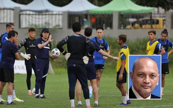 Skuad Harimau Malaya bakal menghadapi tugas getir pada kempen Piala Asia 2023. - Foto FB FAM (Gambar kecil: Dr Pekan Ramli)