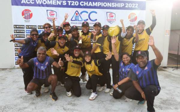 Para pemain kriket negara muncul naib juara Kejuaraan Kriket Wanita ACC (Majlis Kriket Asia) T20.