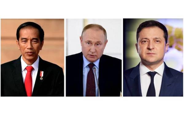 Jokowi, Putin, Zelenskyy.