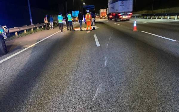 Mangsa disahkan maut di lokasi kejadian. - Foto PDRM