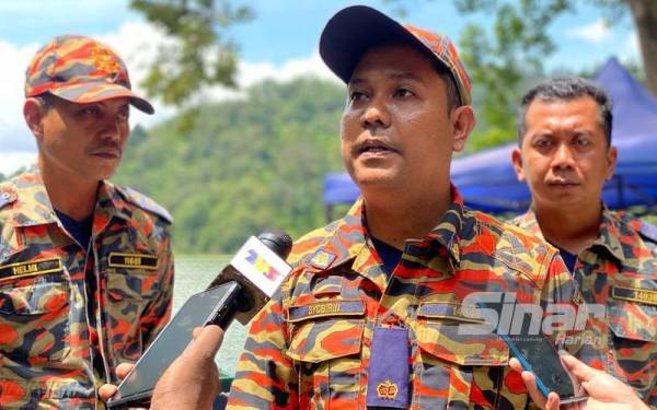 Syobirin ketika ditemui di lokasi kejadian dekat Tasik Gubir semasa menyertai operasi mencari dan menyelamat mangsa lemas.