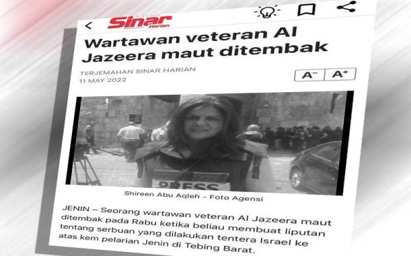 Laporan Sinar Harian.