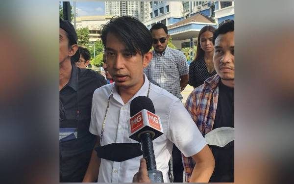 Adam Adli ketika ditemui di IPD Dang Wangi pada Isnin.