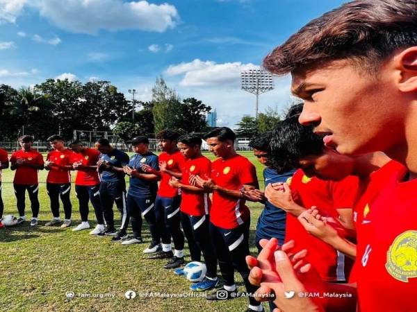 Skuad negara bakal menyingkap saingan Kumpulan B Kejuaraan Piala AFF B-19 berdepan Kemboja pada Selasa. Foto FAM