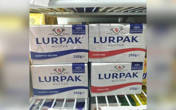 Mentega kegemaran ramai Lurpak naik harga. - Agensi