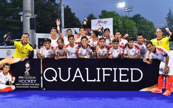 IMBAS KEMBALI...Speedy Tigers mengesahkan slot ke Piala Dunia 2023 pada 28 Mei lalu secara merit. Foto: Asian Hockey Federation